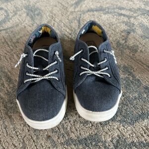 Hey Dude Cody Craft Linen Navy Slip-On Sneakers